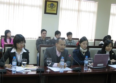 Đại diện lãnh đạo Công ty Cổ phần MISA, Tổng Giám đốc Lữ Thành Long (thứ hai từ trái sang) bày tỏ kỳ vọng vào sự hợp tác giữa 2 đơn vị.