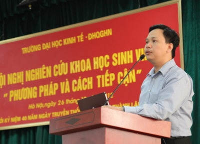 TS. Nguyễn Quốc Việt chia sẻ phương pháp và cách tiếp cận khi NCKH