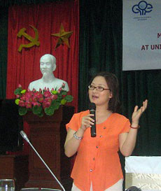Bà Nguyễn Thị Hồng Nhung - Giám đốc điều hành công ty The R Việt Nam