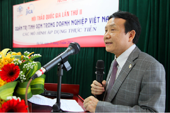 PGS.TS Nguyễn Hồng Sơn - Hiệu trưởng Trường Đại học Kinh tế - ĐHQGHN phát biểu khai mạc hội thảo