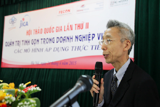 Ông Mizuno Takashi - Cố vấn trưởng Trung tâm Hợp tác nguồn nhân lực Việt Nam - Nhật Bản hy vọng, thông qua việc phối hợp nghiên cứu áp dụng QTTG vào doanh nghiệp Việt Nam, JICA sẽ góp phần giúp Việt Nam trở thành một nước công nghiệp hóa